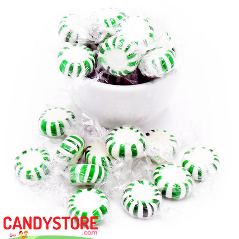 Spearmint Starlight Mints - 5lb CandyStore.com