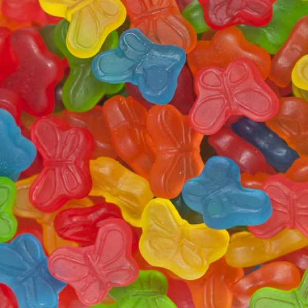 Sugar Free Gummi Mini Butterflies - 5lb CandyStore.com