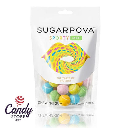 Sugarpova Sporty Tennis Balls Gum Assorted - 6ct CandyStore.com