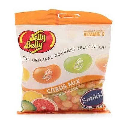 Sunkist Citrus Mix Jelly Belly Jelly Beans Bags - 12ct CandyStore.com