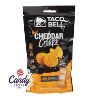 Taco Bell Mild Cheddar Crisps 2oz Peg Bags - 9ct CandyStore.com