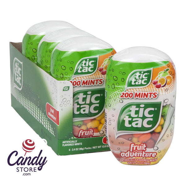 Tic Tac Fruit Adventure Bottle Pack 3.4oz - 4ct