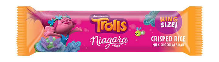 Trolls Milk Chocolate Rice Crisp Bars - 16ct CandyStore.com