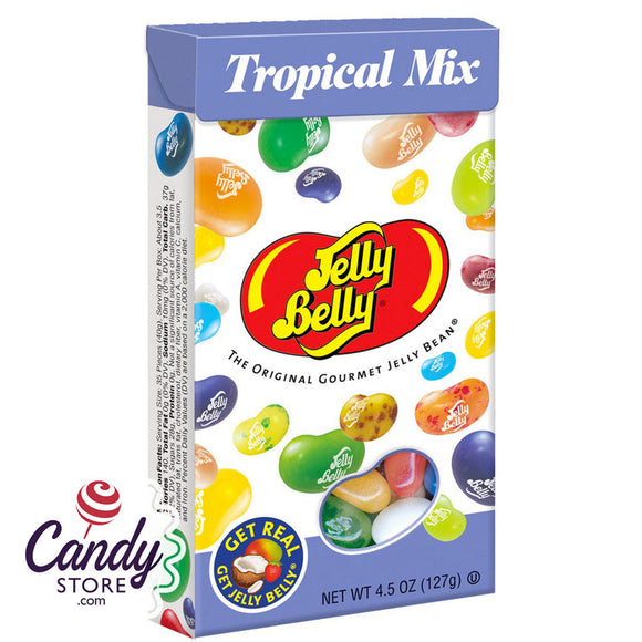 Tropical Jelly Belly Jelly Beans Fliptop 4.5oz Boxes - 12ct