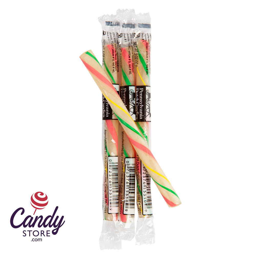 Tutti Frutti Thin Stick Candy Pennsylvania Dutch - 80ct CandyStore.com