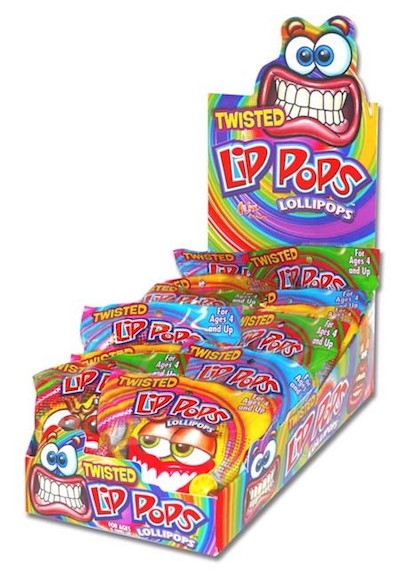 Twisted Lip Pop Lollipops - 12ct | CandyStore.com