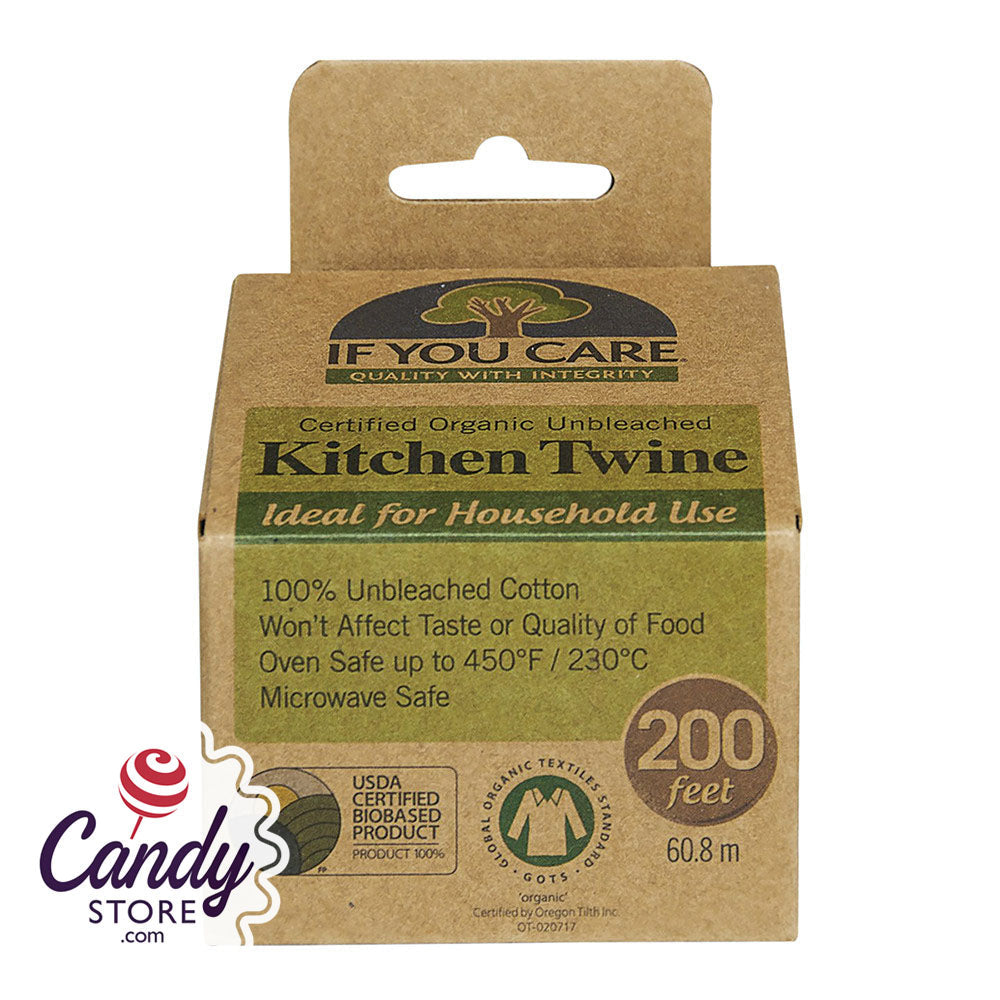 Unbleached Kitchen Twine If You Care - 200Ft - 24ct CandyStore.com