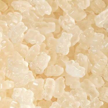 White Pineapple Gummi Bears - 5lb CandyStore.com