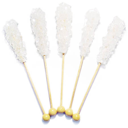 White Rock Candy Swizzle Sticks - 72ct CandyStore.com