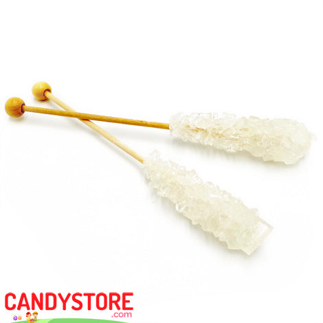 White Rock Candy Swizzle Sticks - 72ct CandyStore.com