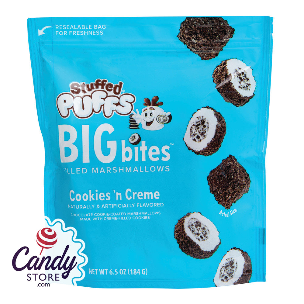 Cookies 'N' Creme Marshmallows Stuffed Puffs Big Bites - 8ct Pouches