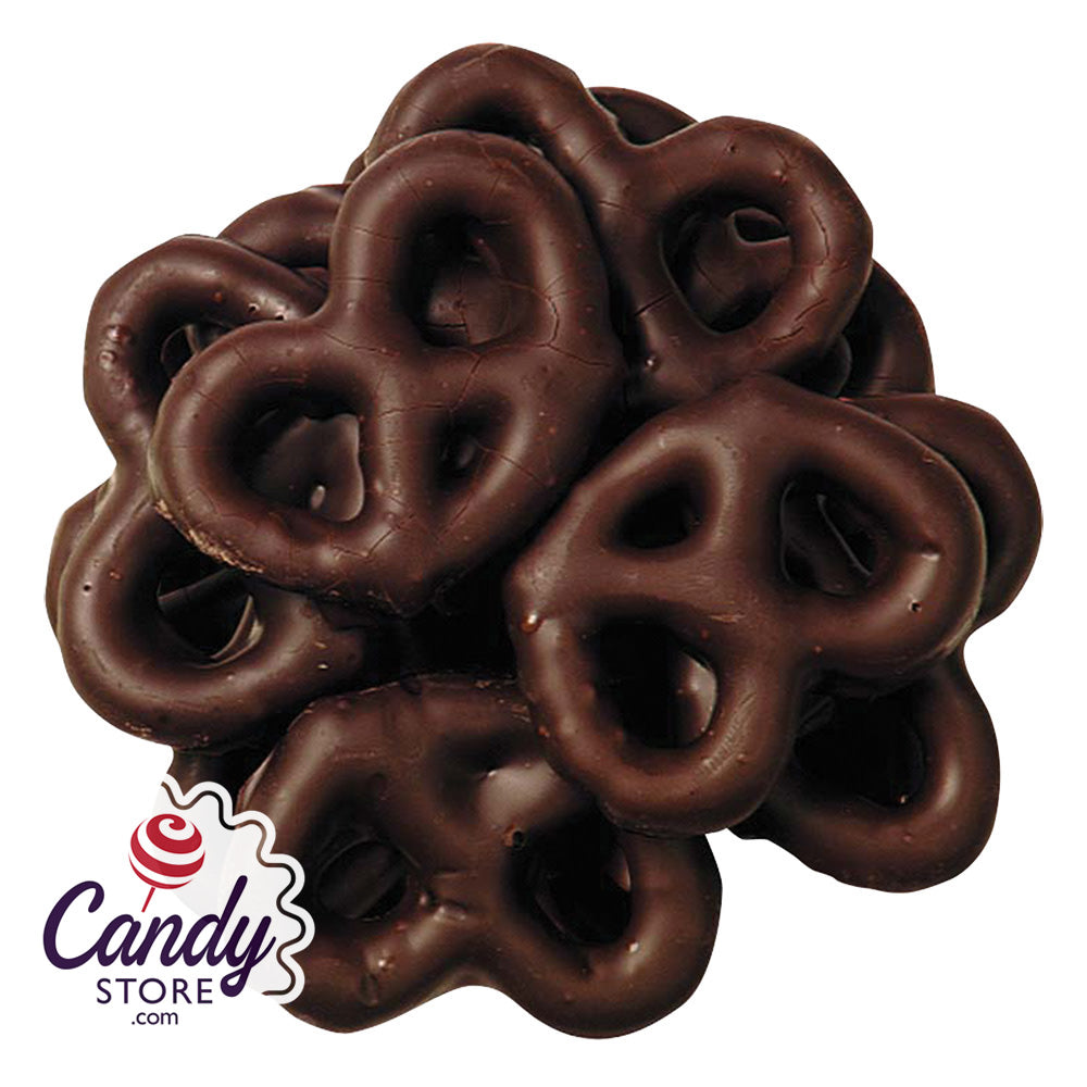 Mini Dark Chocolate Pretzels Asher's - 4lb