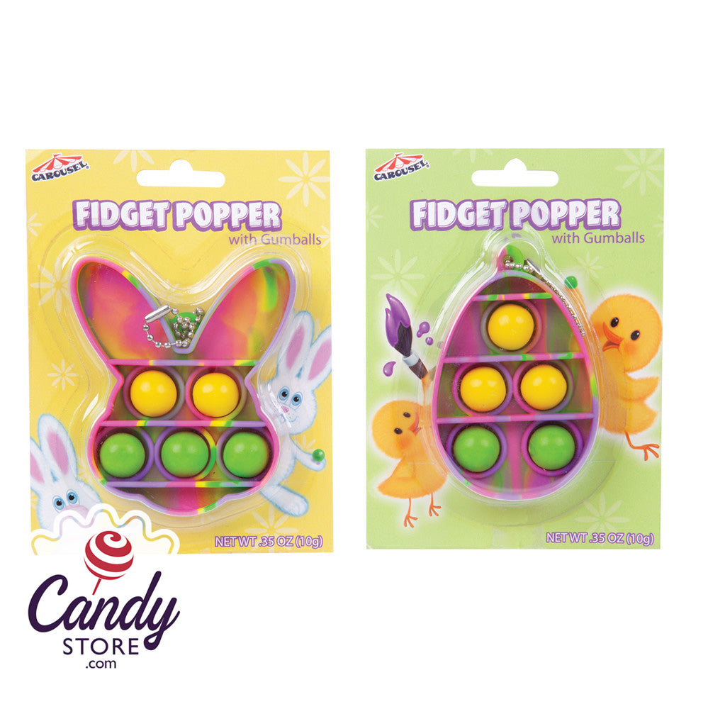 Easter Fidget Popper w Gumballs - 24ct