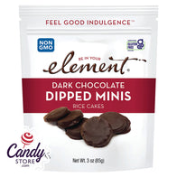 Element Dark Chocolate Dipped Mini Rice Cakes - 8ct Pouches