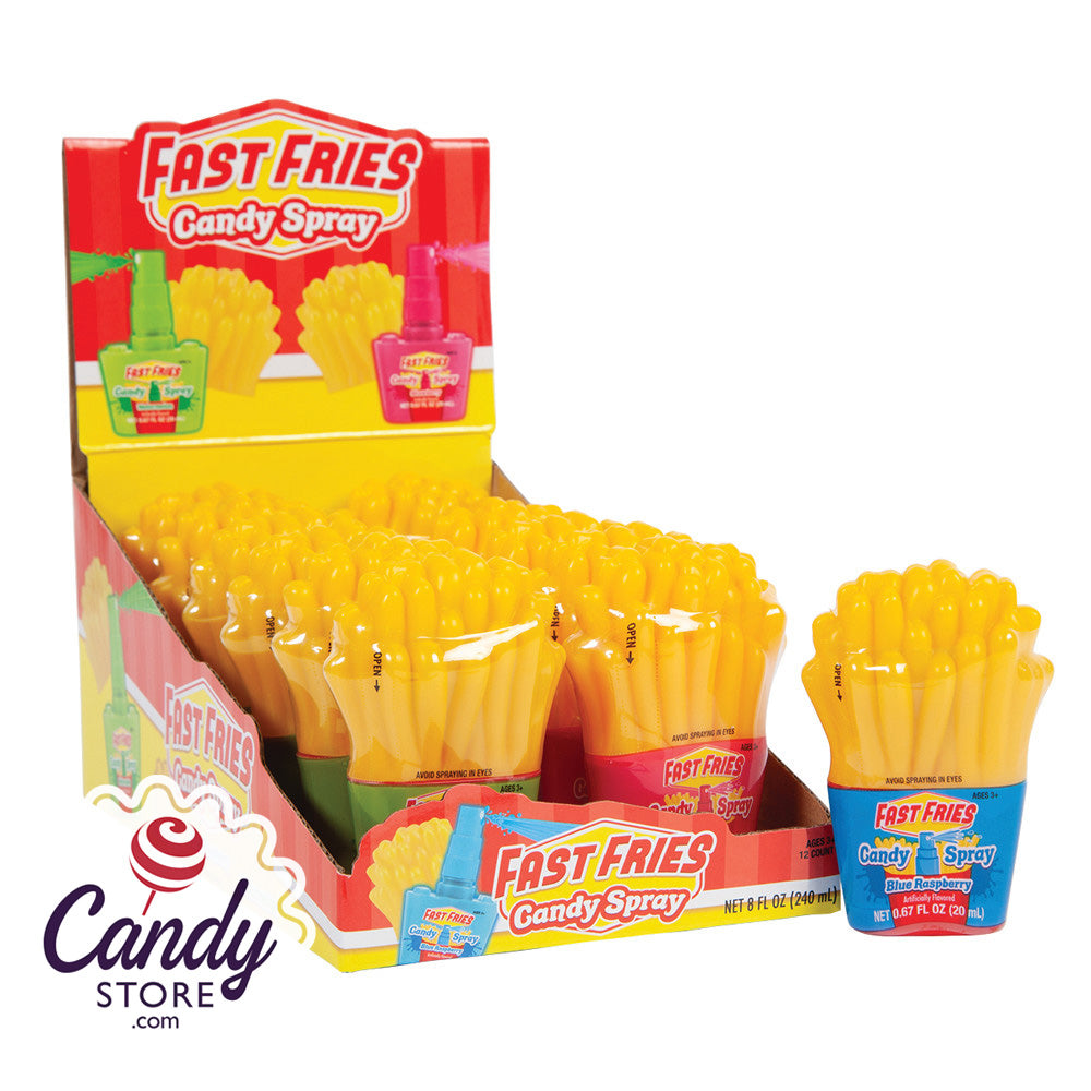 Fast Fries Candy Spray Bottles 12ct - CandyStore.com