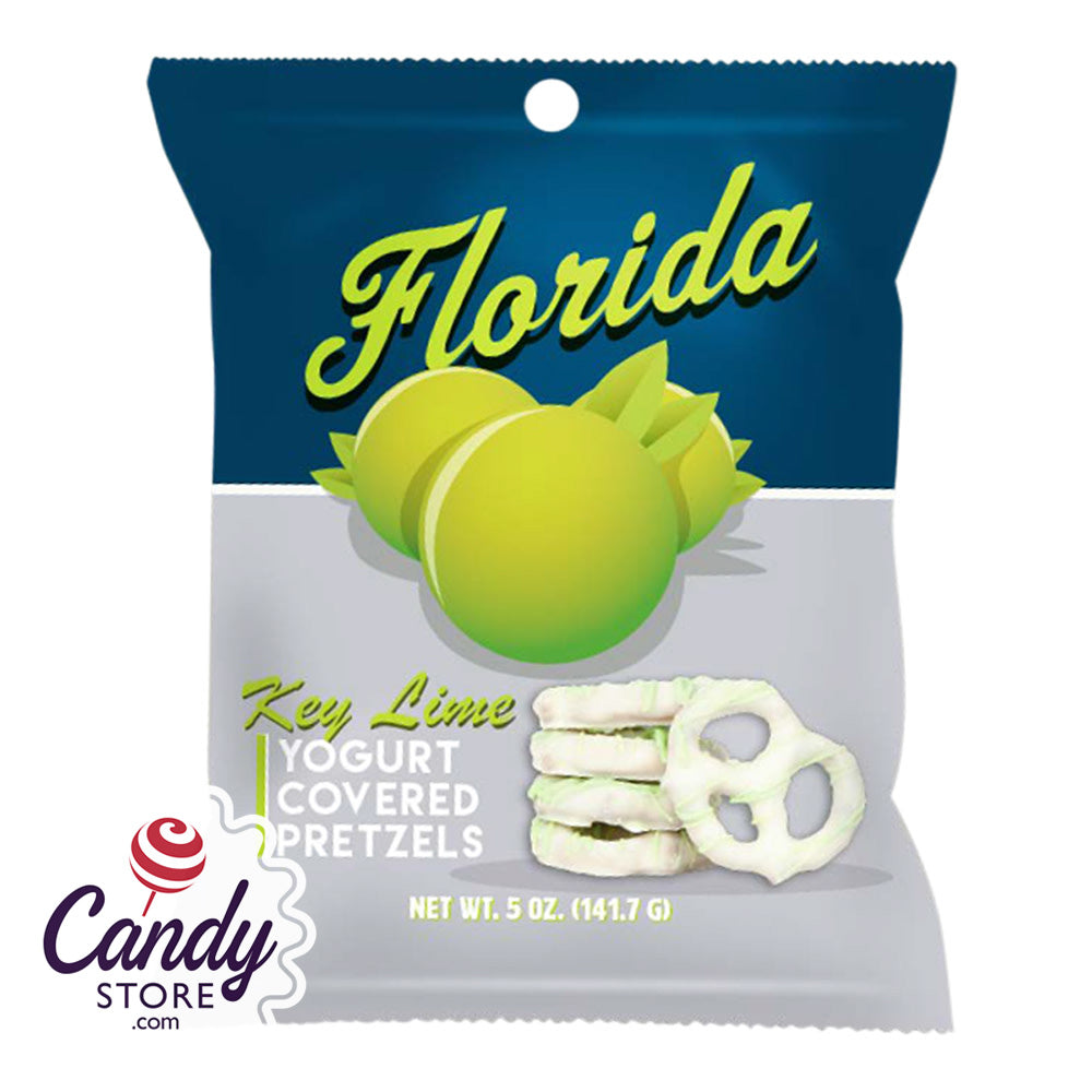 Florida Key Lime Yogurt Pretzels - 24ct Peg Bags