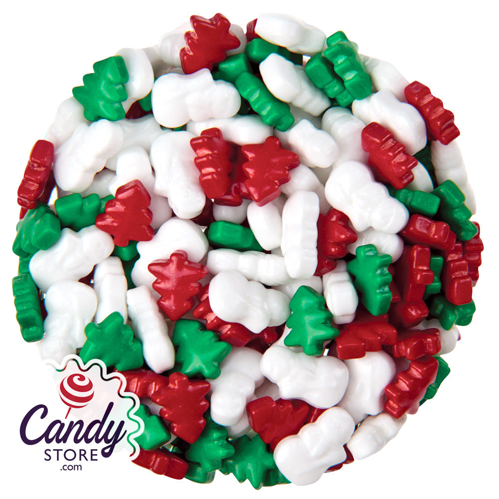 Frosty's Forest Red Green & White Hard Candy Christmas Mix - 10lb