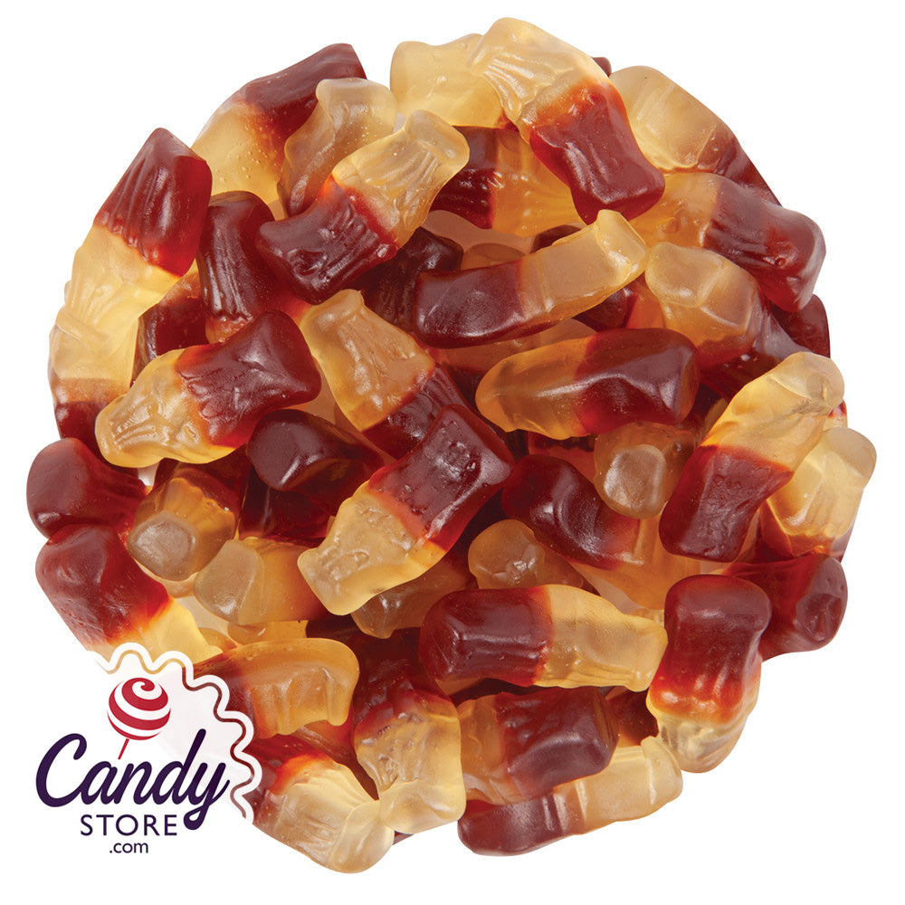 Gummy Cola Bottles Candy - 5lb Bulk