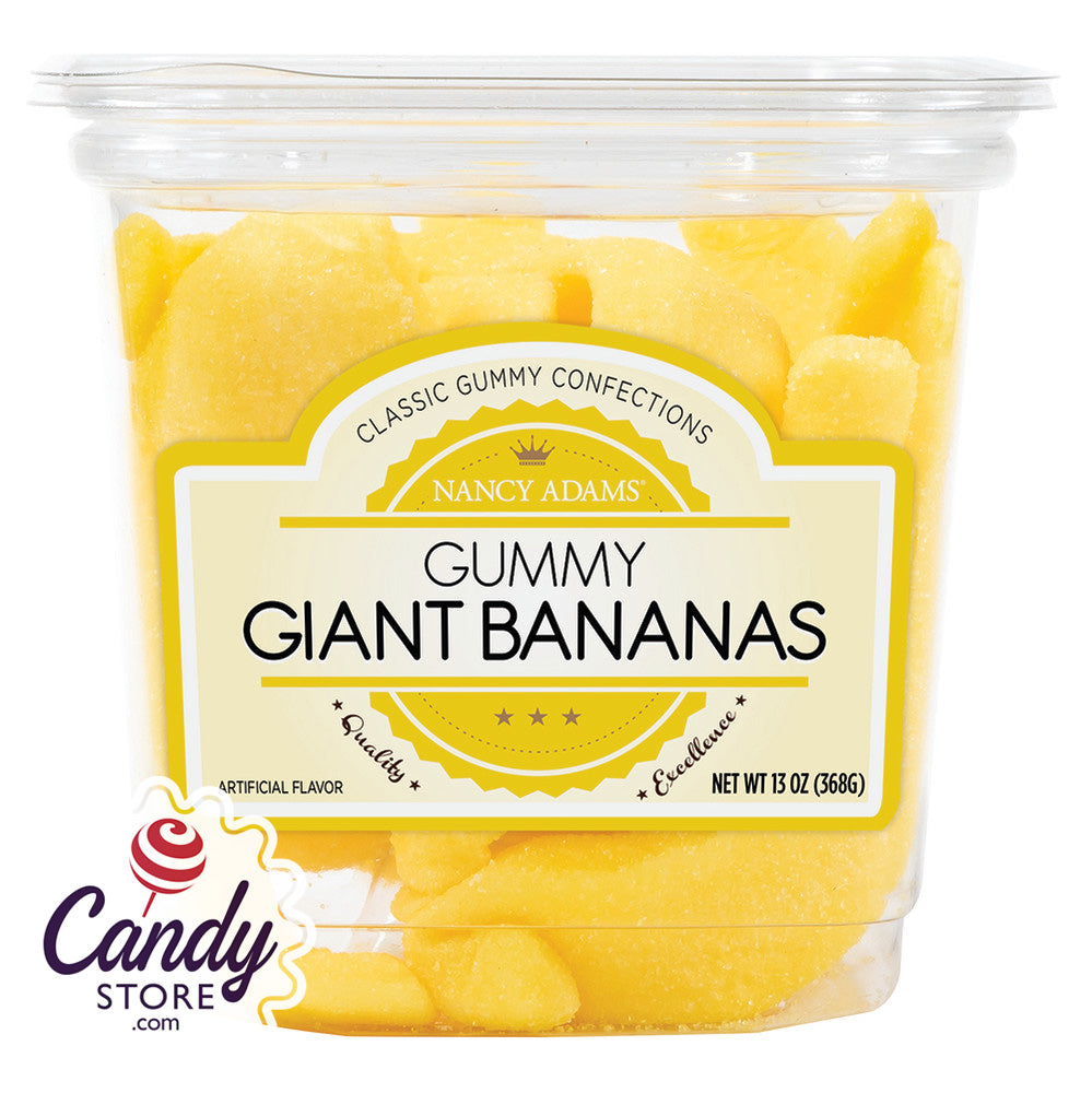 Gummy Giant Bananas Candy 12ct - CandyStore.com