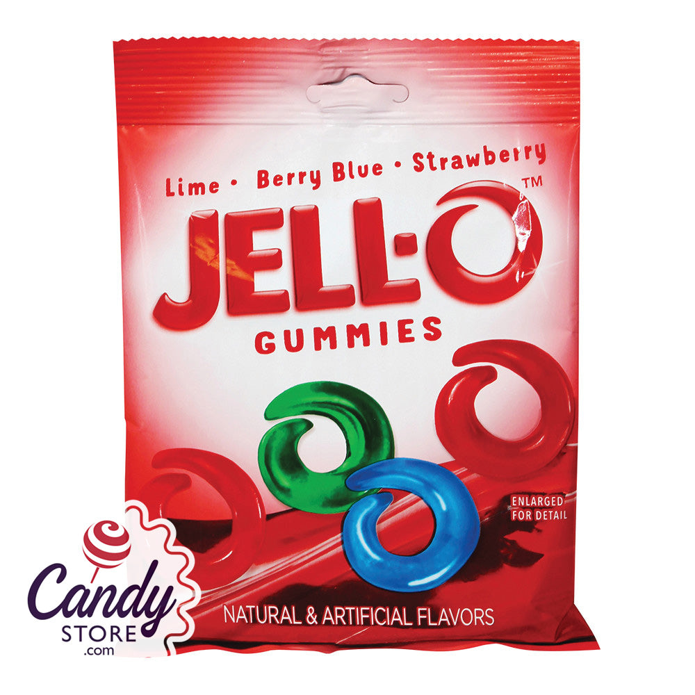 Jell-O Gummy Candy Bag - 12ct