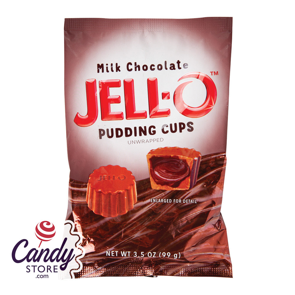 Jell-O Milk Chocolate Pudding Cups Bag - 12ct