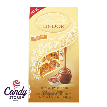 Lindt Lindor Caramel Milk Chocolate Candy Truffles, 8.5 oz. Bag