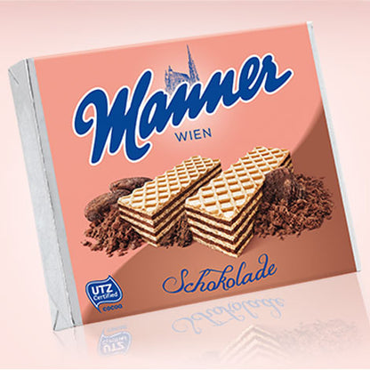 Manner Chocolate Cream-Filled Wafers - 12ct CandyStore.com