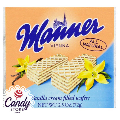 Manner Vanilla Cream-Filled Wafers - 12ct CandyStore.com