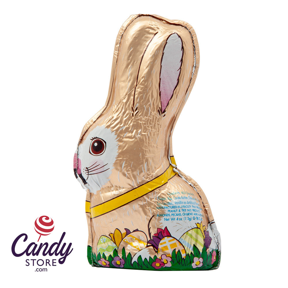 Milk Chocolate Foiled Semi Solid Rabbit Madelaine - 24ct