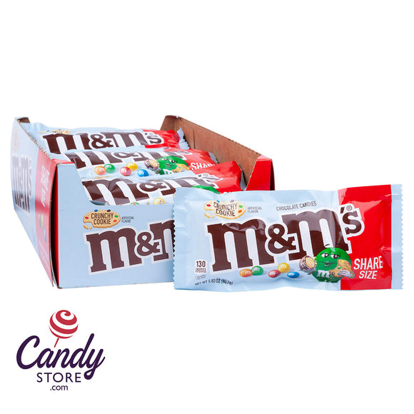 M&M's, Crispy Chocolate Candy Sharing Size, 2.83 Oz., 24 Ct. 