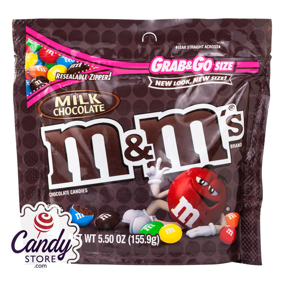 M&M's Chocolate Candies, Peanut, Grab N Go Size 5.5 Oz, Chocolate Candy