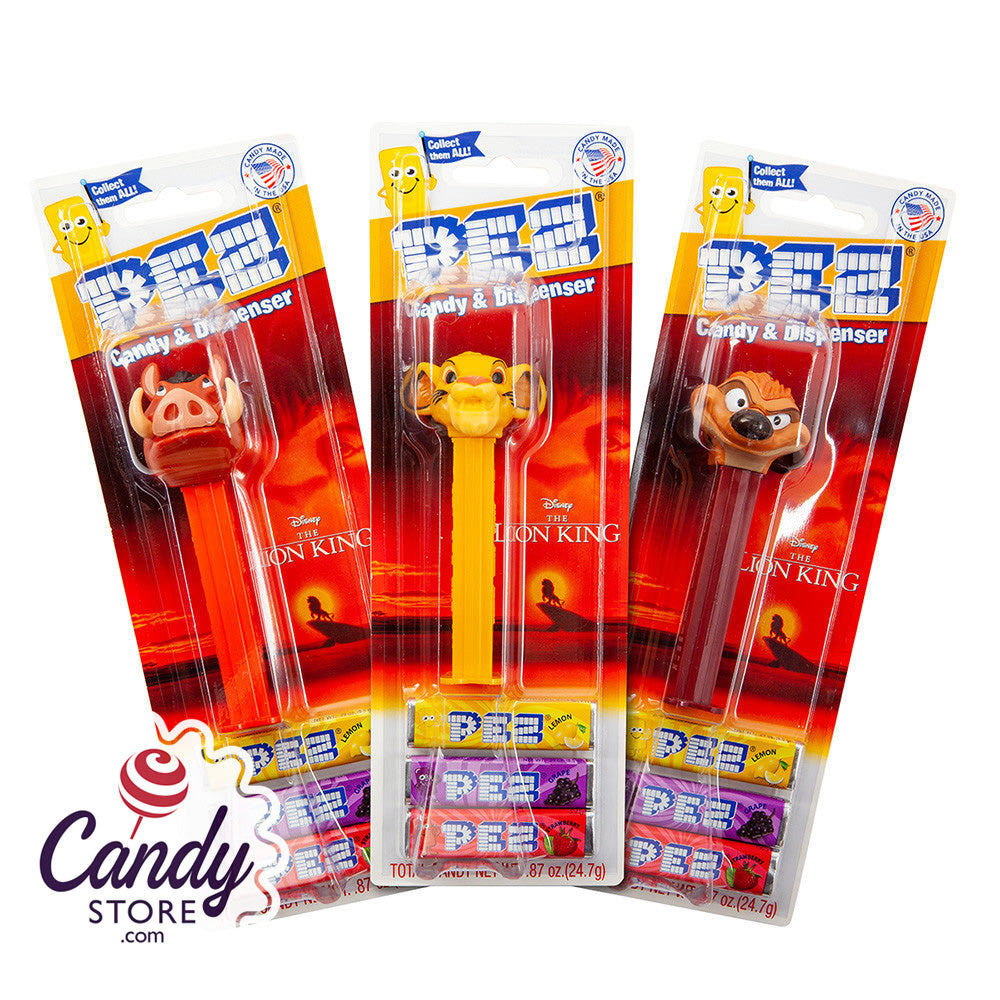 Pez Lion King Assortment Blister Packs - 12ct