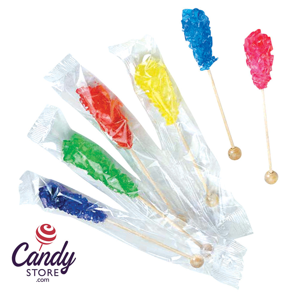 Rock Candy Crystal Sticks Assorted 60ct Box