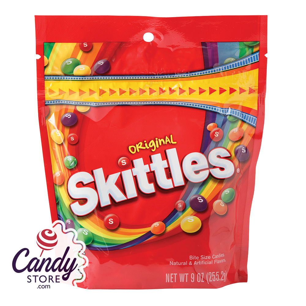 Skittles Original Resealable Pouches 8ct - CandyStore.com