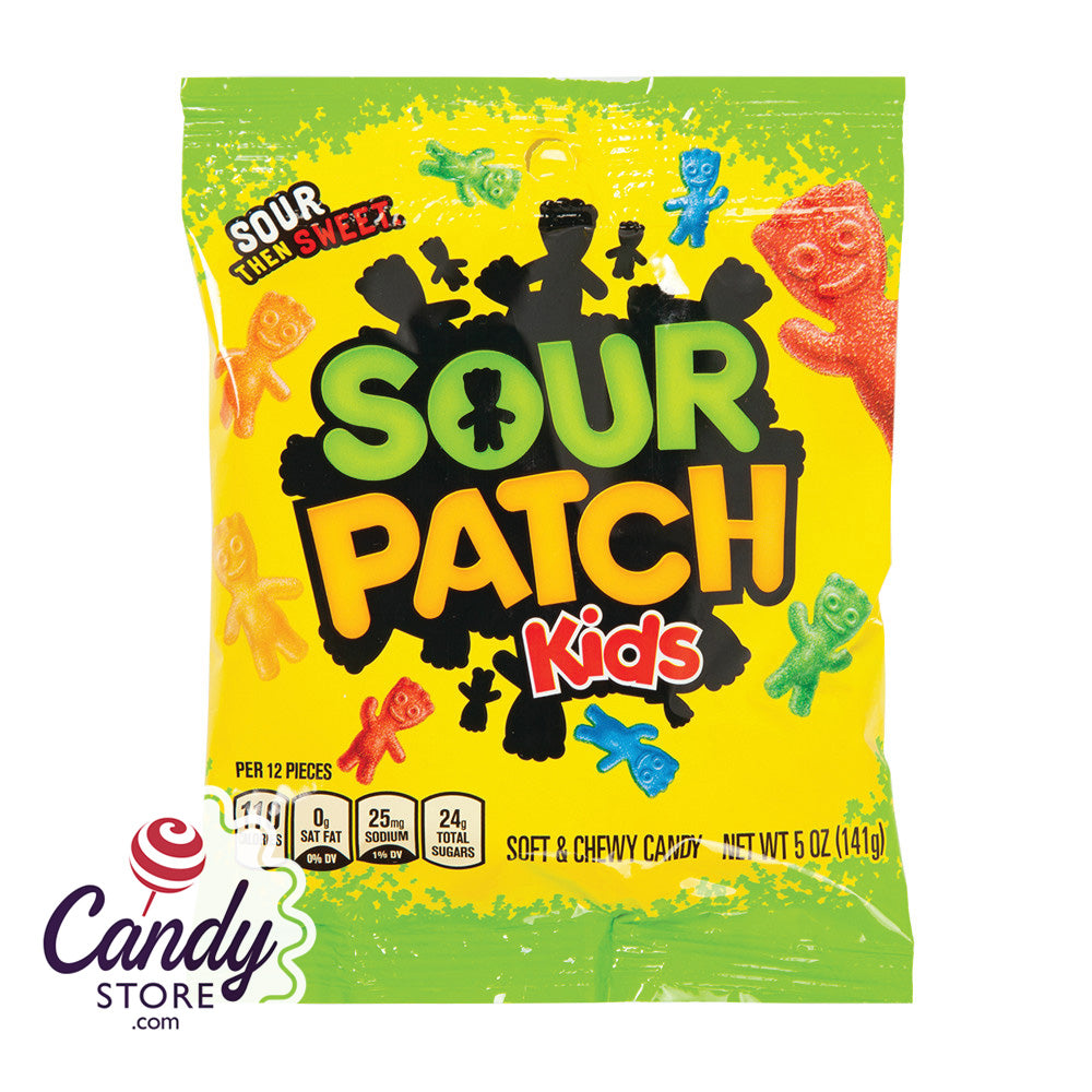 Sour Patch Kids Candy 12ct Peg Bags - CandyStore.com