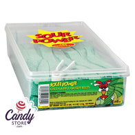 Sour Power Apple Sour Belts Tub - 150ct CandyStore.com