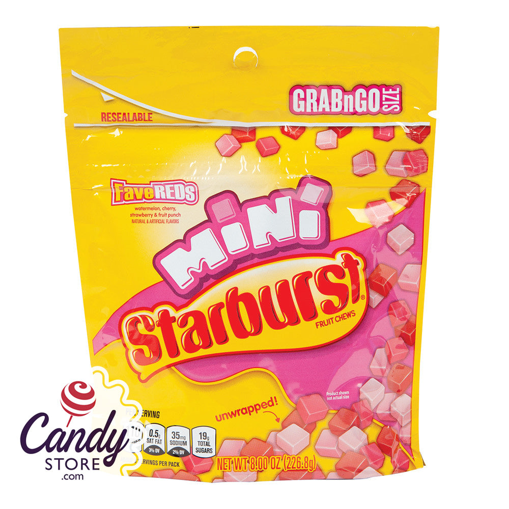 Starburst Fave Reds Candy - 8ct Pouches