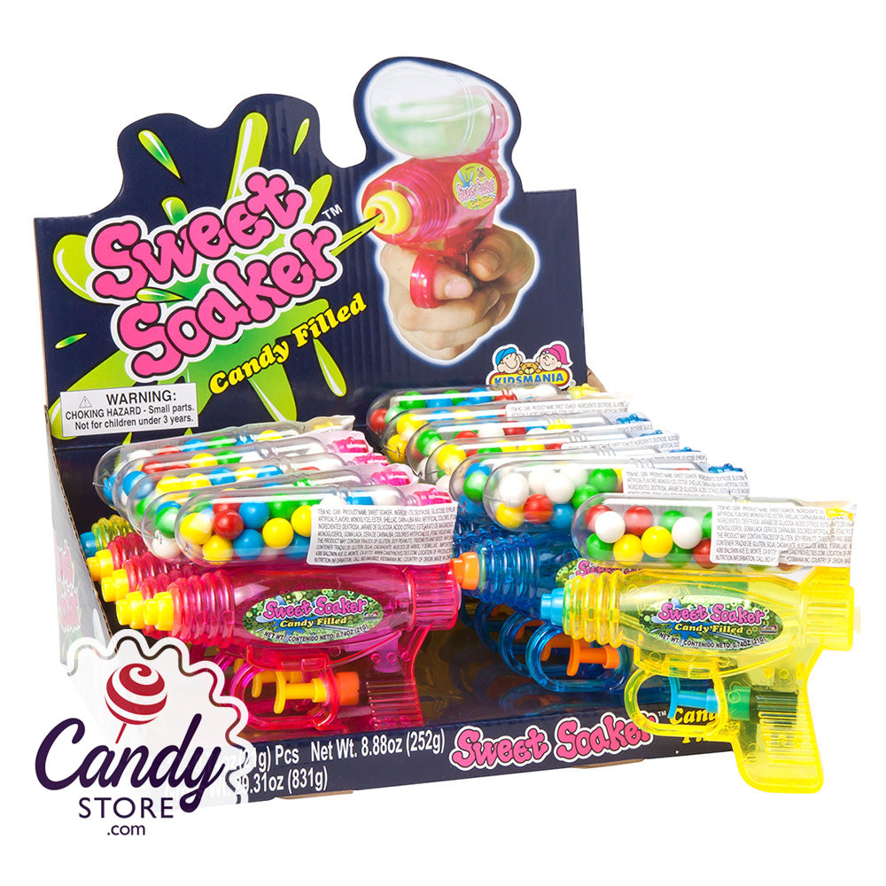 Sweet Soaker Candy Filled Water Guns 12ct 