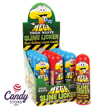 Toxic Waste Slime Licker Sour Mega Rolling Liquid Candy, Variety 2